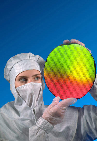 Infineon has reached the cross-over point, where 300mm devices cost less than 200mm ones.