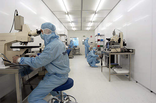 The existing facility is now equipped with a €2 million clean room, quadrupling production capacity.